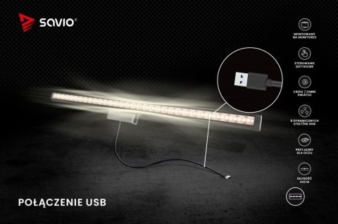 Lightbar Lampka LED na monitor, USB, RGB LB-01 Lightbar Lampka LED na monitor, USB, RGB LB-01
