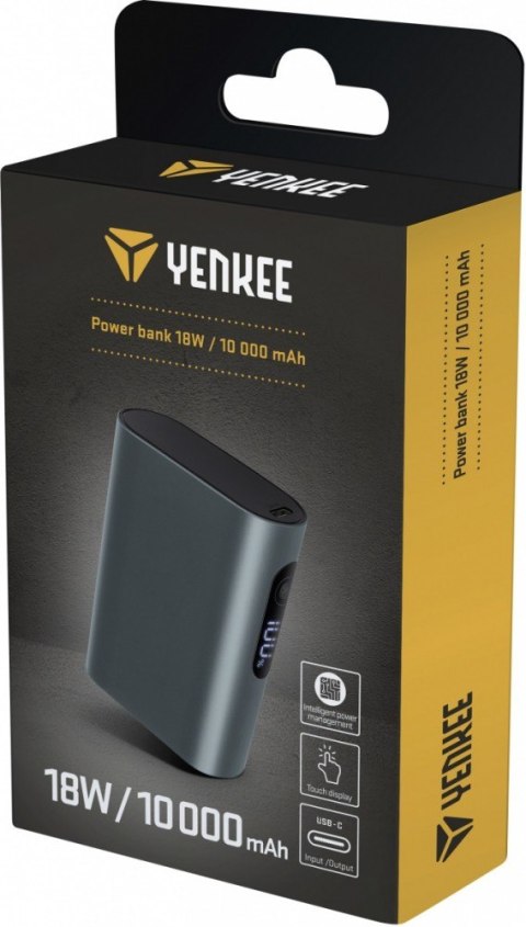 Powerbank YPB 1180GY 10000mAh, Li-ion 18W Powerbank YPB 1180GY 10000mAh, Li-ion 18W