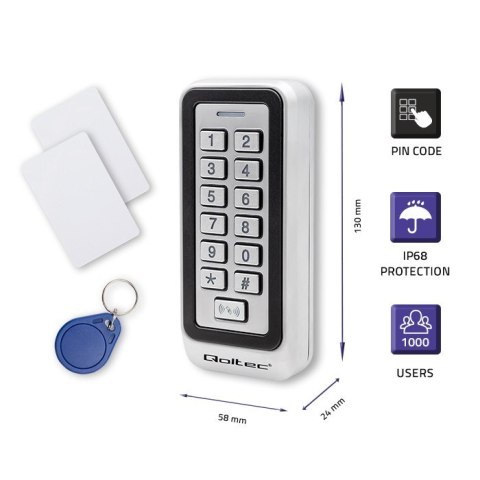 Zamek szyfrowy TRITON z czytnikiem RFID | kod | karta | brelok | IP68 | EM Zamek szyfrowy TRITON z czytnikiem RFID | kod | karta | brelok | IP68 | EM