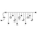 Kurtyna świetlna LED 3m MCE418