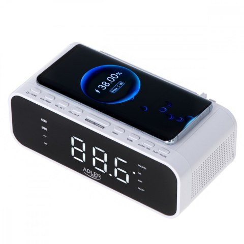 Radiobudzik AD 1192B biały Radiobudzik AD 1192B biały