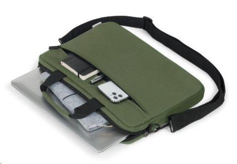 Torba do notebooka 14-15.6 cali BASE XX Slim Case oliwkowa zieleń