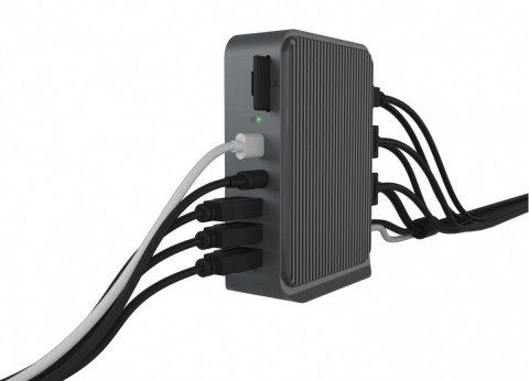 Stacja dokująca IB-DK2261AC 13w1 USB Type-C,7xUSB,czytnik kart,Audio in/out,LAN,HDMI