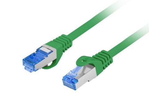 Patchcord kat.6a S/FTP LszH CCA 0.25m zielony fluke Patchcord kat.6a S/FTP LszH CCA 0.25m zielony fluke