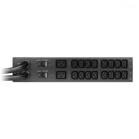 Przełącznik źródeł zasilania AP4424A rack 230V, 32A, wejście IEC 309, wyjścia 16xC13, 2xC19 Przełącznik źródeł zasilania AP4424A rack 230V, 32A, wejście IEC 309, wyjścia 16xC13, 2xC19