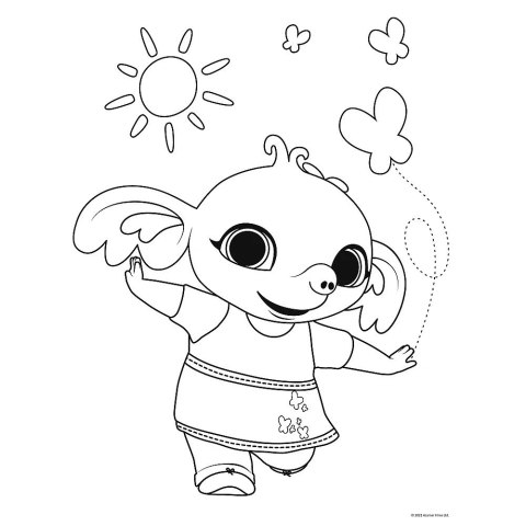 Układanka Baby MAXI 2x10 elementów Królik Bing