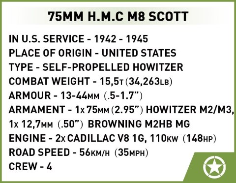 Klocki H.M.C M8 Scott