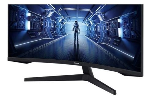 Monitor 34 cale LC34G55TWWPXEN VA 3440x1440 Ultra WQHD 21:9 format kinowy 1xHDMI/1xDP 1 ms (MPRT) zakrzywiony 165Hz Gaming 2 la