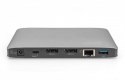 Stacja dokująca USB-C 11-portów z Thunderbolt 3, 8K 30Hz, PD 3.0, RJ45, Aluminiowa