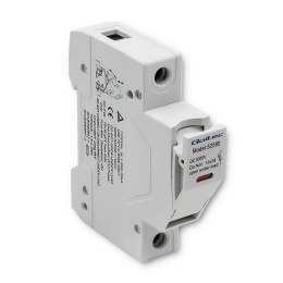 Podstawa bezpiecznikowa z diodą + bezpiecznik DC | 1P | 1000V | 15A | 10x38 | solar