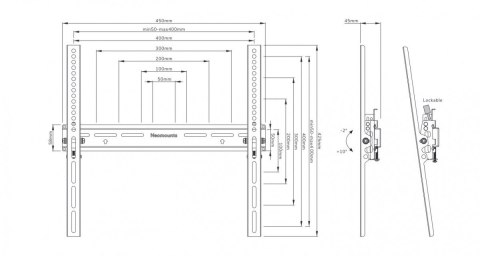 Uchwyt do projektora WL35-350BL14 SUF Uchwyt do projektora WL35-350BL14 SUF