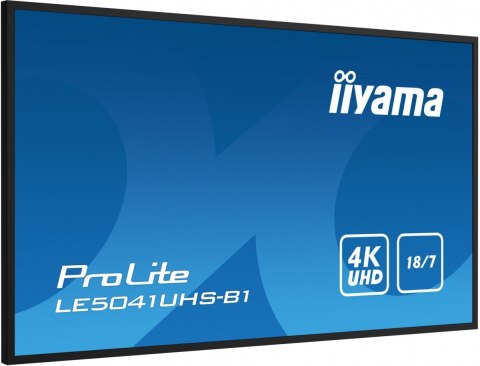 Monitor wielkoformatowy 50 cali LE5041UHS-B1 VA,4K,18/7,LAN,USB,HDMI Monitor wielkoformatowy 50 cali LE5041UHS-B1 VA,4K,18/7,LAN,USB,HDMI