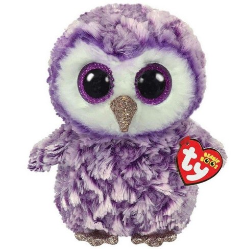 Maskotka TY Purpurowa sowa Moonlight 24 cm Maskotka TY Purpurowa sowa Moonlight 24 cm