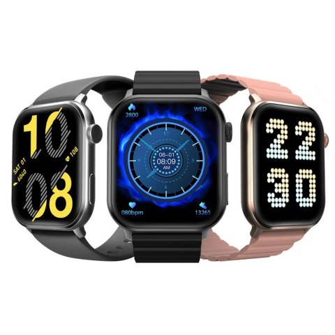 Smartwatch W02 1.85 cala 280 mAh Czarny
