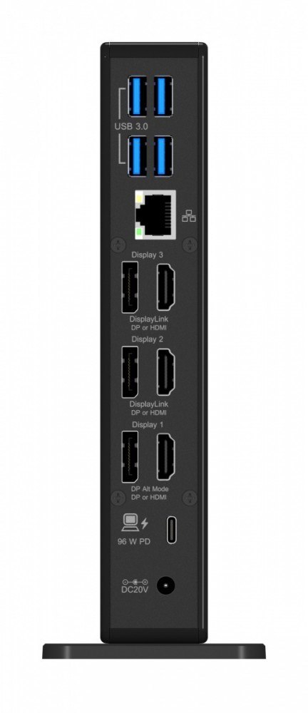 Stacja dokująca IB-DK2256AC 12in1,HDMI,DP,USB,CR,LAN,PD 96Watt