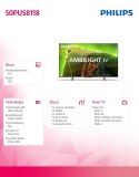Telewizor LED 50 cali 50PUS8118/12