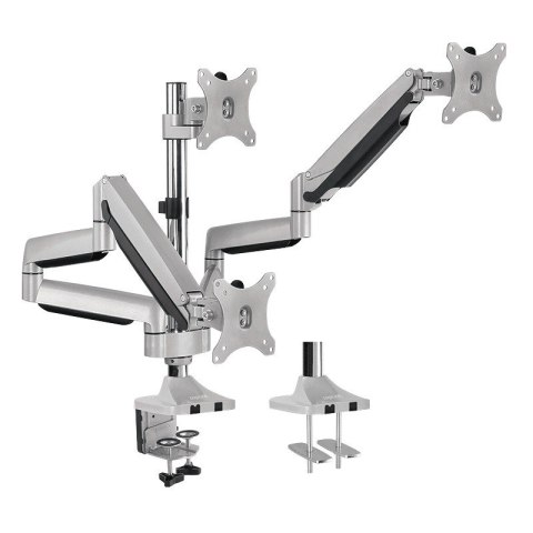 Aluminiowy uchwyt na 3 monitory 13-27, max.8kg Aluminiowy uchwyt na 3 monitory 13-27, max.8kg