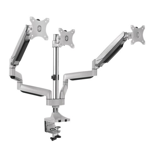 Aluminiowy uchwyt na 3 monitory 13-27, max.8kg Aluminiowy uchwyt na 3 monitory 13-27, max.8kg