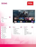 Telewizor QLED 55 cali 55C645