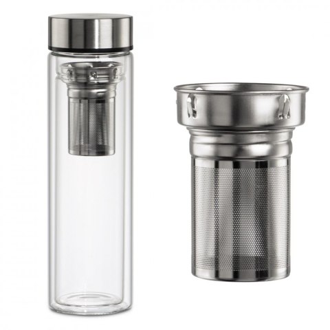Butelka z sitkiem Hama szklana 500 ml TO GO Butelka z sitkiem Hama szklana 500 ml TO GO