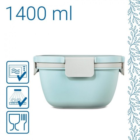 Lunchbox dwukomorowy Hama na sałatkę 1400 ml TO GO Lunchbox dwukomorowy Hama na sałatkę 1400 ml TO GO