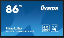 Monitor wielkoformatowy 85.6 cala TE8612MIS-B2AG INFRARED,40pkt,VA,4K,7H,WiFi