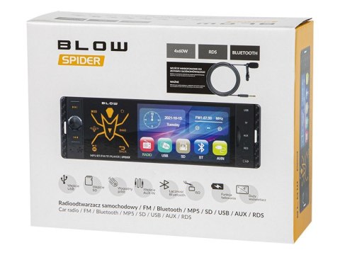 Radio samochodowe Spider 4CAL RDS RGB Radio samochodowe Spider 4CAL RDS RGB