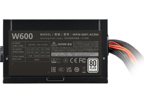 Zasilacz Elite NEX White 600W 80+