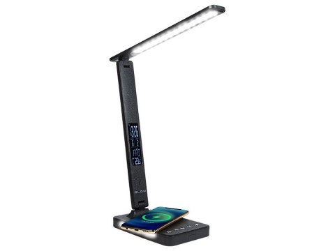 Lampa biurkowa + Bezprzewodowa podkładka ładująca LB13 Czarna