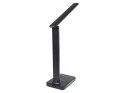 Lampa biurkowa + Bezprzewodowa podkładka ładująca LB13 Czarna
