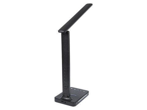 Lampa biurkowa + Bezprzewodowa podkładka ładująca LB13 Czarna Lampa biurkowa + Bezprzewodowa podkładka ładująca LB13 Czarna