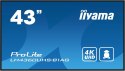 Monitor wielkoformatowy 43 cale LH4360UHS-B1AG matowy 24h/7 500(cd/m2) VA 3840 x 2160 UHD(4K) Android.11 Wifi CMS(iiSignage2)