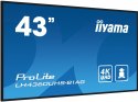 Monitor wielkoformatowy 43 cale LH4360UHS-B1AG matowy 24h/7 500(cd/m2) VA 3840 x 2160 UHD(4K) Android.11 Wifi CMS(iiSignage2)
