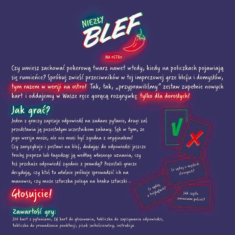 Gra Niezły Blef na ostro