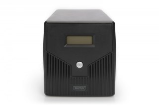 Zasilacz awaryjny UPS Line-Ineractive LCD, 2000VA/1200W, 2x12V/9Ah, AVR, 4xSCHUKO, USB, RS232, RJ45