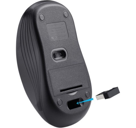 Mysz bezprzewodowa Silent Click Bit MB-205 RF 1200DPI 3P Czarna Mysz bezprzewodowa Silent Click Bit MB-205 RF 1200DPI 3P Czarna