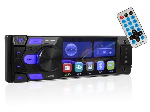 Radio samochodowe AVH-8990 4cal RDS MP5/USB/micro SD/BT