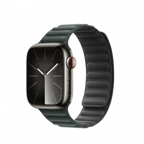Pasek karbowany magnetyczny w kolorze wiecznej zieleni do koperty 41 mm - rozmiar M/L Pasek karbowany magnetyczny w kolorze wiecznej zieleni do koperty 41 mm - rozmiar M/L