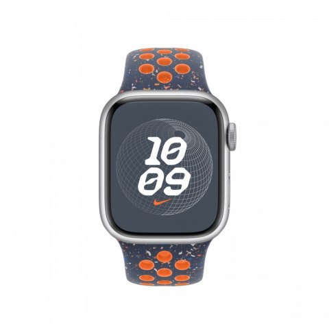 Pasek sportowy Nike w kolorze błękitnego płomienia do koperty 41 mm - S/M Pasek sportowy Nike w kolorze błękitnego płomienia do koperty 41 mm - S/M