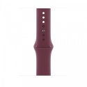 Pasek sportowy w kolorze rubinowej morwy do koperty 45 mm - rozmiar M/L