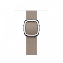 Pasek w kolorze beżu z klamrą nowoczesną do koperty 41 mm - rozmiar M
