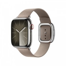 Pasek w kolorze beżu z klamrą nowoczesną do koperty 41 mm - rozmiar M