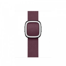 Pasek w kolorze rubinowej morwy z klamrą nowoczesną do koperty 41 mm - rozmiar L
