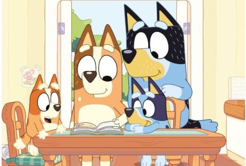 Puzzle Bluey 24 elementów podłogowe Puzzle Bluey 24 elementów podłogowe