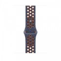 Pasek sportowy Nike w kolorze błękitnego płomienia do koperty 45 mm - M/L