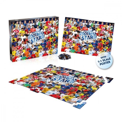 Puzzle 1000 elementów World Football Stars