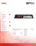 Dysk SSD UD80 500GB PCIe M.2 2280 Gen 3x4 3400/2300 MB/s