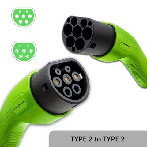 Kabel EV typ2 do ładowania samochodu | 400V | 11kW | 16A | 5m Kabel EV typ2 do ładowania samochodu | 400V | 11kW | 16A | 5m
