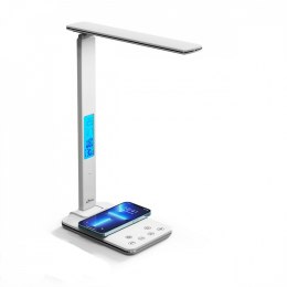 Lampa biurkowa LED z ładowarką indukcyjną LEDITOU MT222 (Biała)