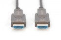 Kabel hybrydowy AOC HDMI 2.0 Premium High Speed Ethernet 4K60Hz UHD HDMI D/A HDMI D/A M/M z odłączanym wtykiem, 10m, Czarny